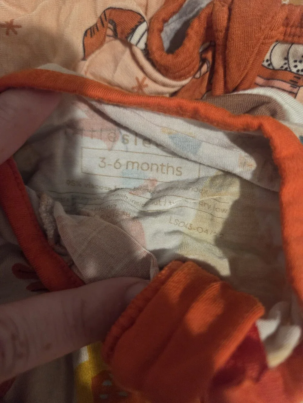 Little Sleepies Pumpkin & Gourd Zip-Front Baby Sleeper - Orange/Yellow on Cream